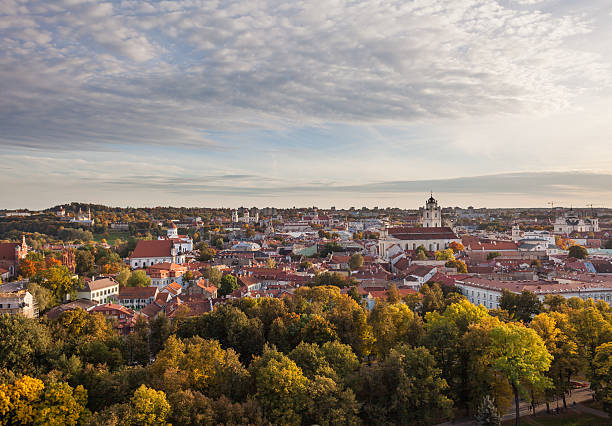 istock View to the Vilnius old town in autumn 612718926