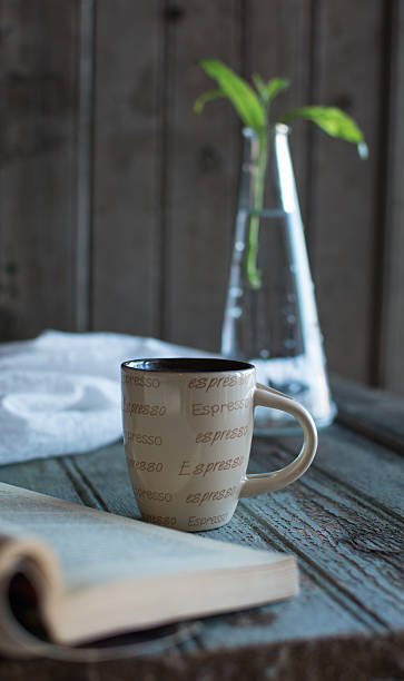istock Coffee and a book and houseplant 612723980