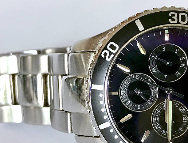 istock Half of a Watch with Dials 612725540
