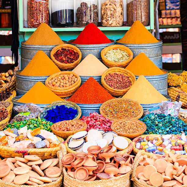 istock Spices on a moroccan market,Marrakesh, Morocco. 612728712