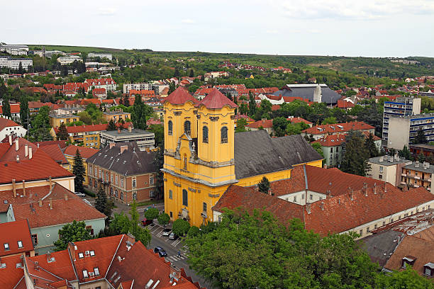 istock Old city Eger Hungary cityscape 612729338