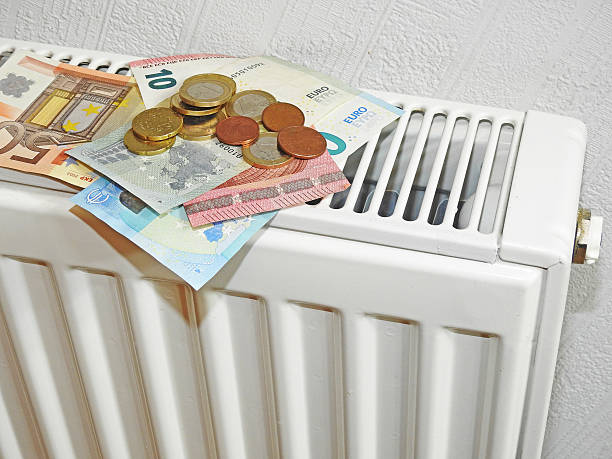istock Money for utility bills 612730156
