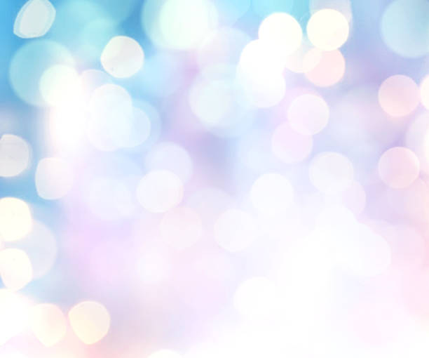 istock Winter xmas holiday blurred lights background. 612730282