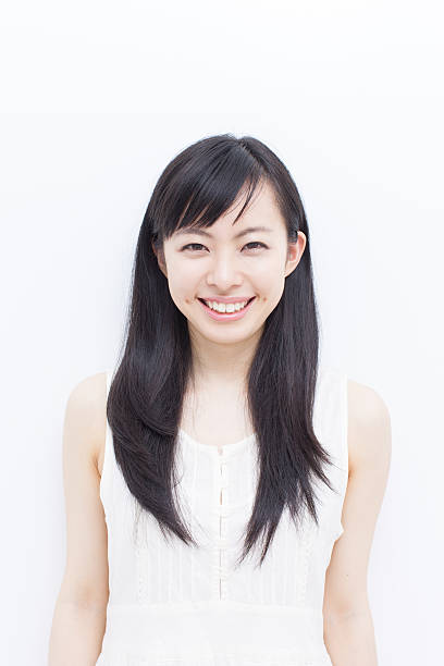 istock Japanese woman in white background 612734424