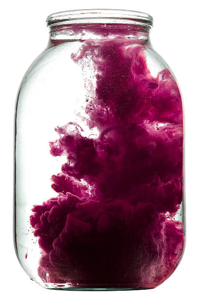 istock Paint swirling in water. 612736044