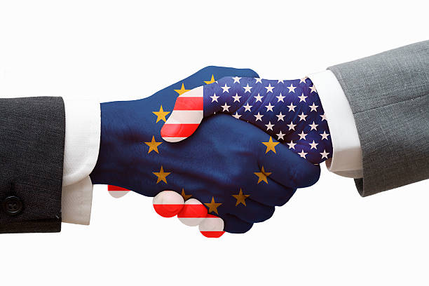 istock United States an European Union cooperation 612736436