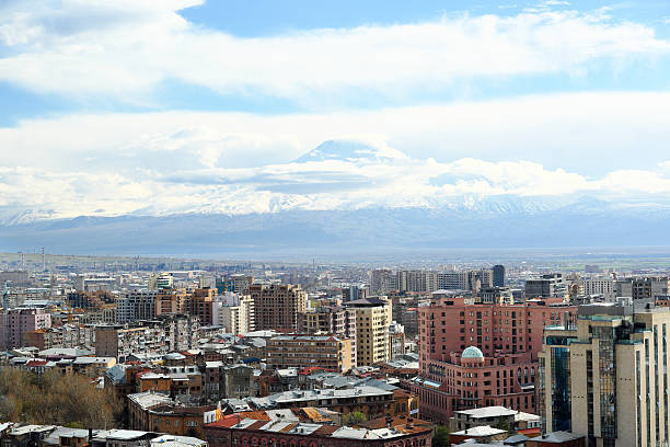 istock City view of Yerevan and Ararat mountain 612736740