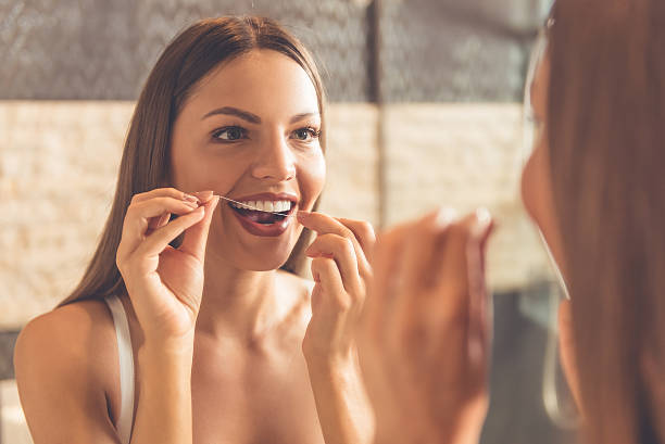 istock Beautiful woman in bathroom 612736902