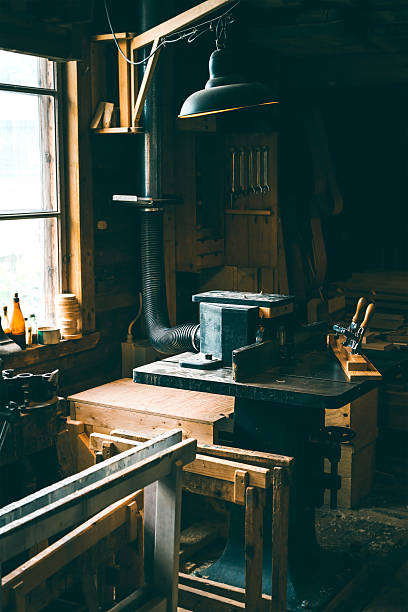 istock old carpenter's tools for working with wood 612737288
