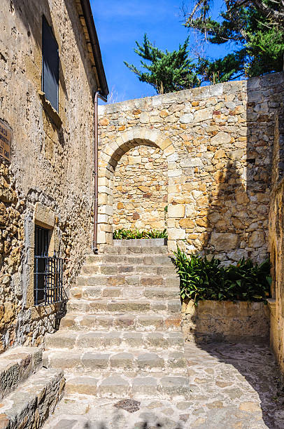 istock Medieval streets in Pals, Spain 612739188