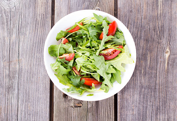 istock Salad arugula and cherry tomato 612739660
