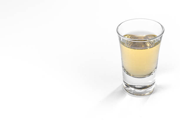 istock Empty Full Shot Glass Party Drinking Alcohol Beer Whiskey Clear 612744212