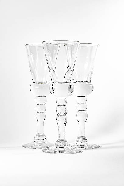 istock Single Shot Glass Wine Style Isolated White Background Triple Th 612744800