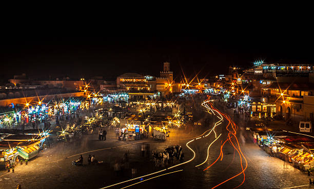 istock Jemaa el Fna by night 612746526