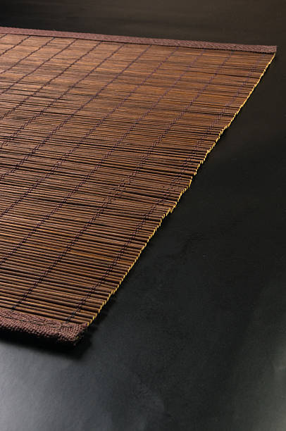 istock bamboo Mat - stand food 612748798