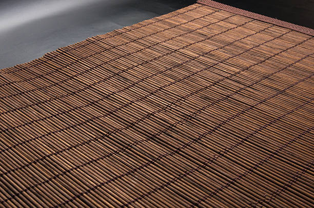 istock bamboo Mat - stand food 612750194