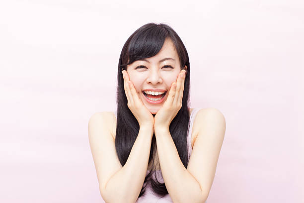 istock Japanese woman expresses emotions 612750752