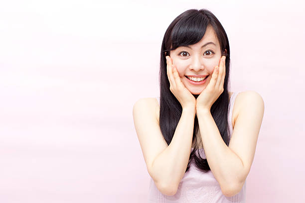 istock Japanese woman expresses emotions 612750778