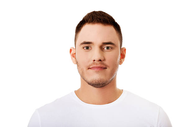 Portrait of young handsome man.