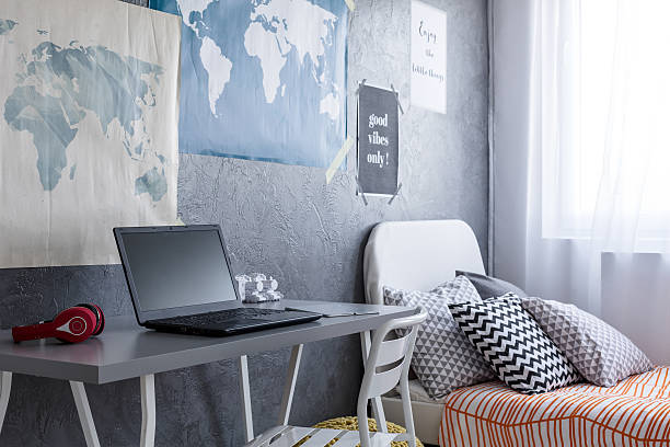 istock Relax zone in teenager room 612751236