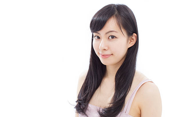 istock Japanese woman in white background 612752594