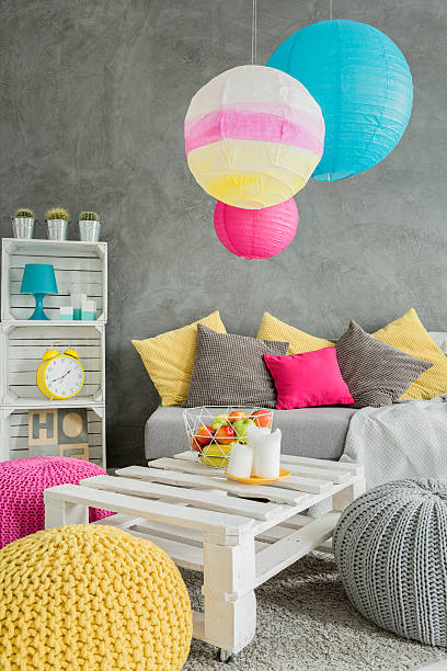 istock Modern style living room idea 612753216