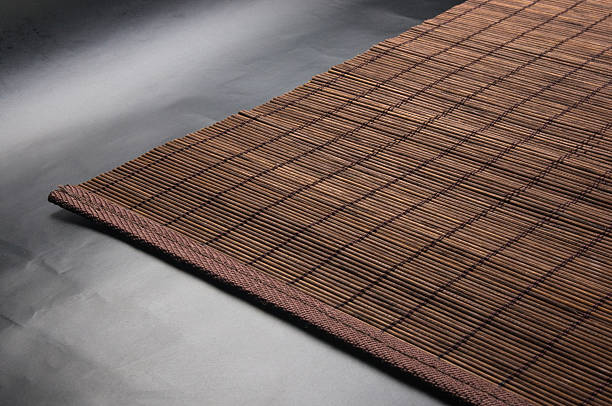 istock bamboo Mat - stand food 612753406