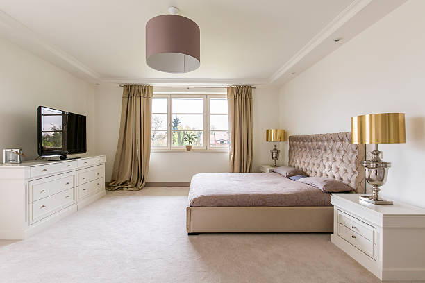 istock Elegant bedroom design 612753450