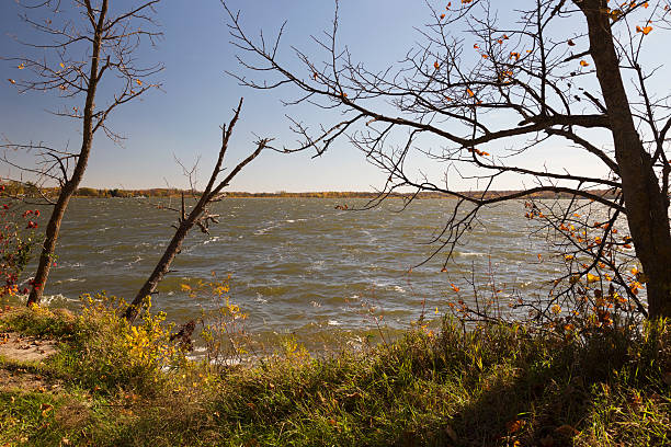 istock Minnesota Autumn - Windy at the Lake 612755714