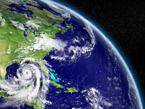 istock Hurricane Matthew in Mexican gulf 612758608