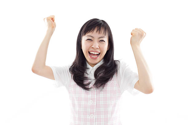 istock Japanese businesswoman making gestures 612759868