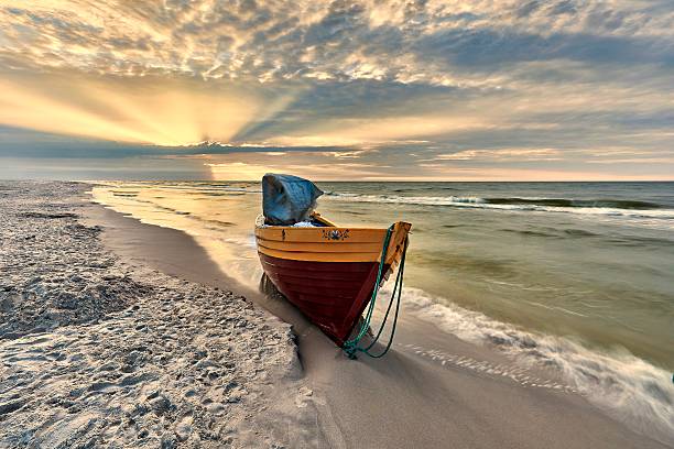 istock Beautiful beach with sea view, clean water & blue sky 612835952