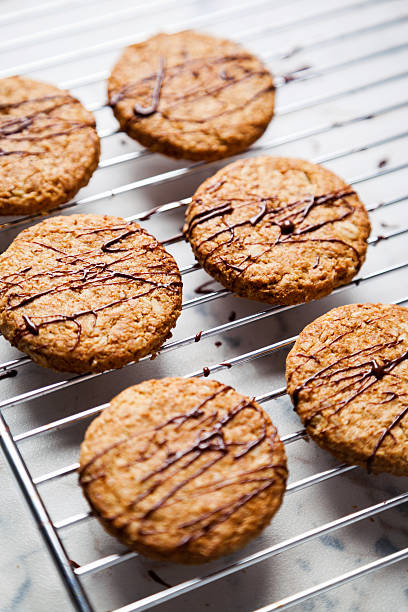 istock Homemade biscuit with chocolate 612837810