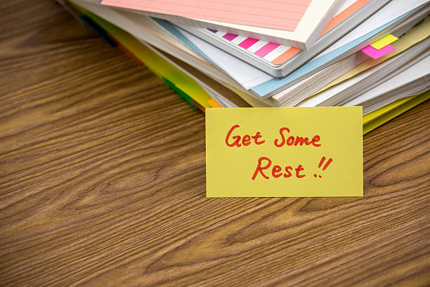 istock Get Some Rest; The Pile of Business Documents 612840134