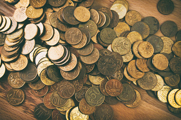 istock gold coins, gold coins background, business background 612842508