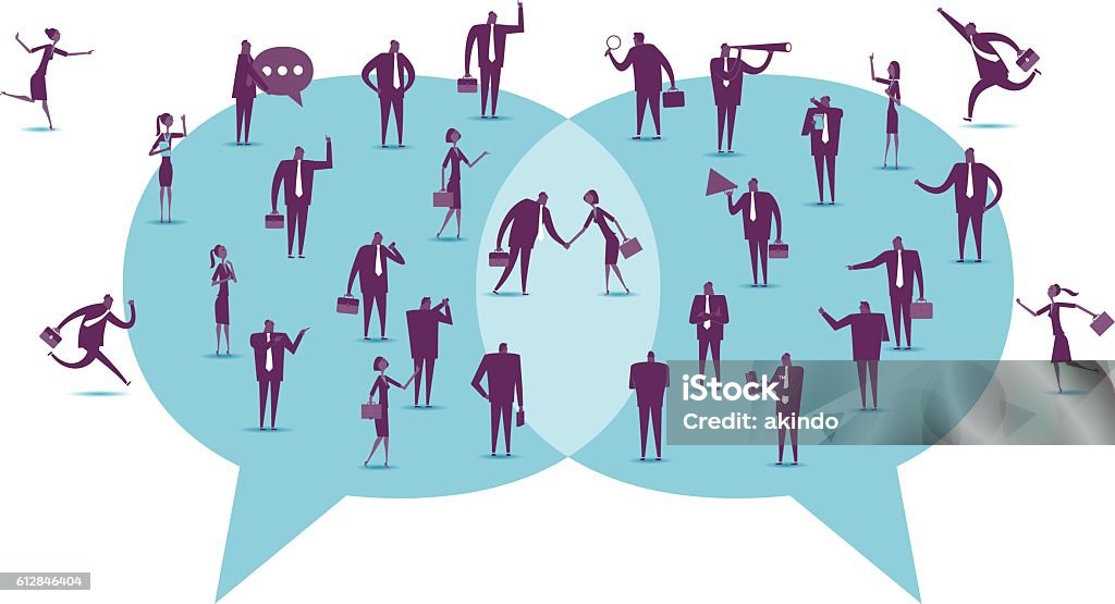 Commmunication Image Communication Stock Illustration - Download Image Now - Group Of ...