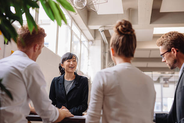 istock Diverse group of business people having meeting 612849124