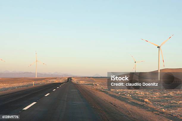 Highway To San Pedro De Atacama Stock Photo - Download Image Now - Atacama Region, Chile, Desert Area