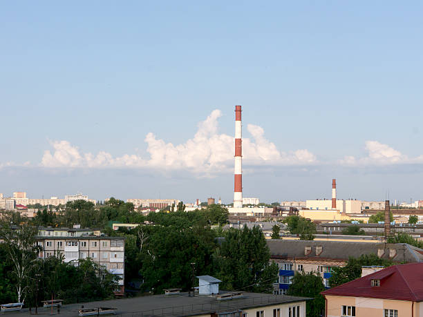 istock The Factory chimneys. 612851616