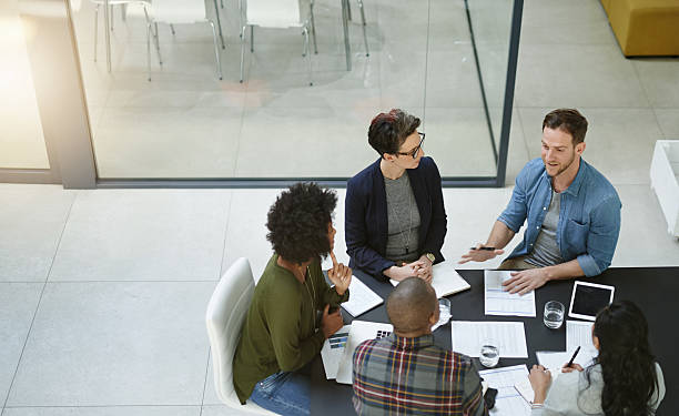 istock Their meetings are as interesting as they are informative 612854314