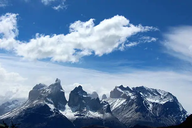 A perfect view from the "Torres del Paine" National Park.  