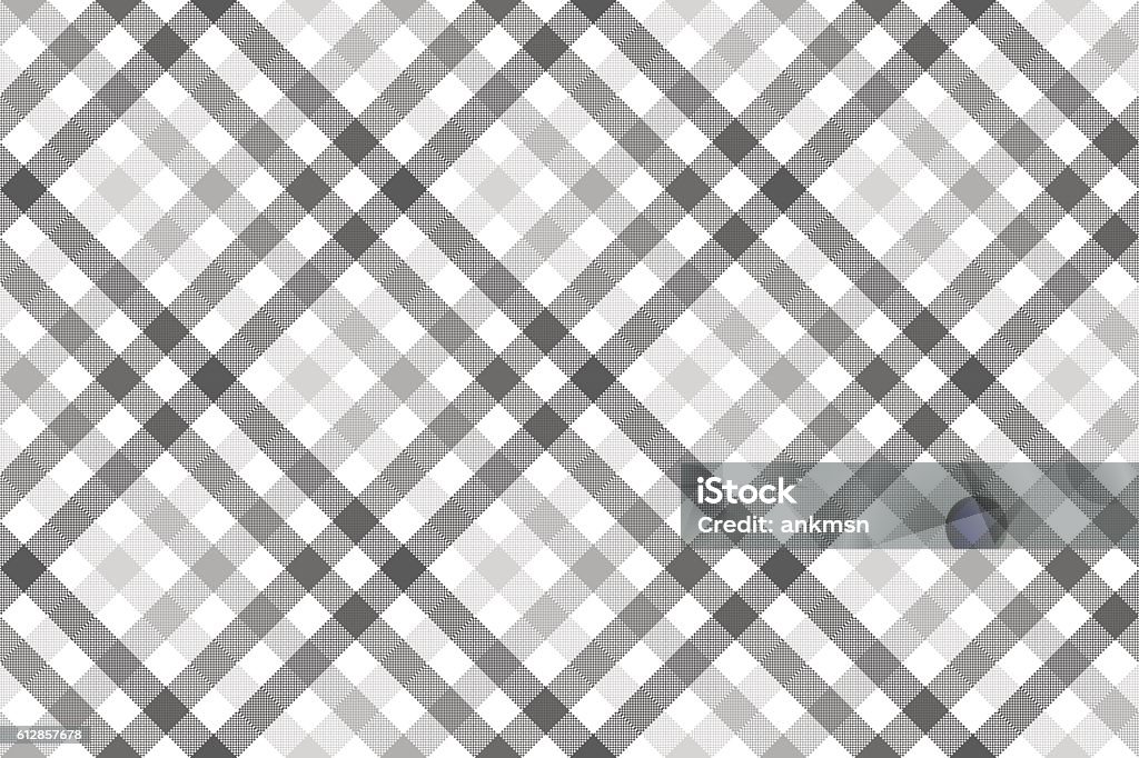 Gray diagonal check seamless pattern Gray diagonal check seamless pattern. Vector illustration. Chess stock vector
