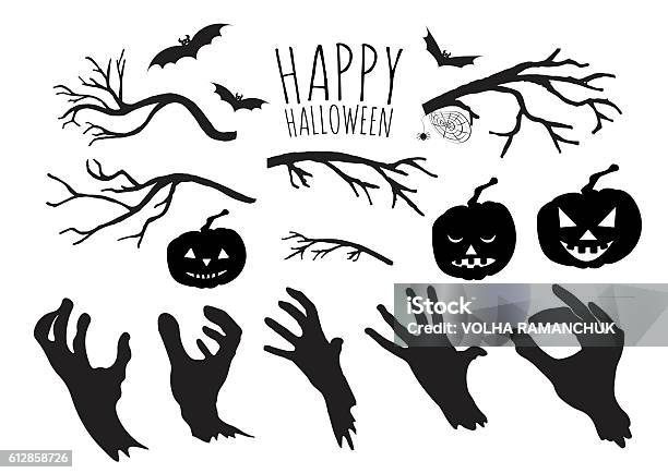 Halloween Vector Illustration Stock Illustration - Download Image Now - Abstract, Autumn, Bat - Animal