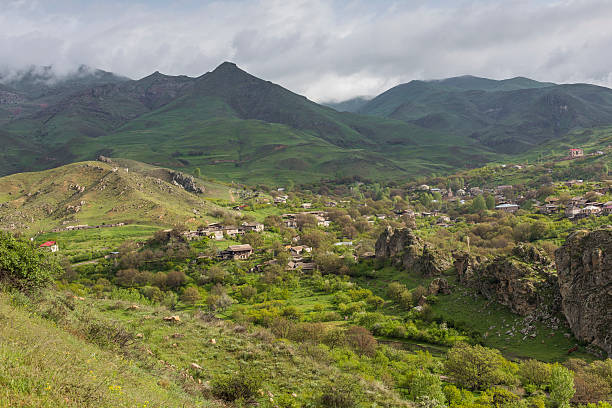 istock Landscape with mountains, Kyrgyzstan 612859476