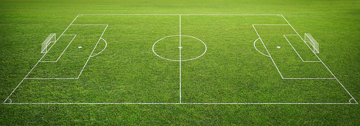 illustration of the soccer field