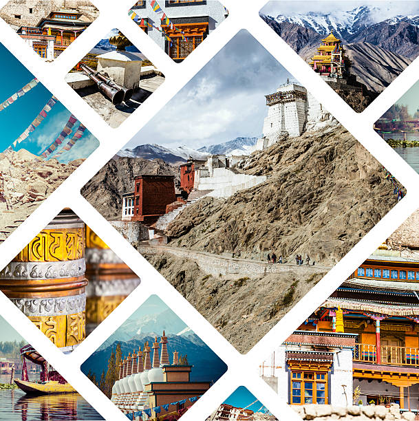 collage aus bildern der indien - reise hintergrund (meine fotos) - kuppeldach fotos stock-fotos und bilder