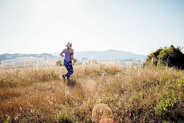 istock Mature Woman Jogging 613017792