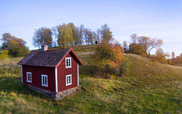istock Old wooden house in Sweden 613018232