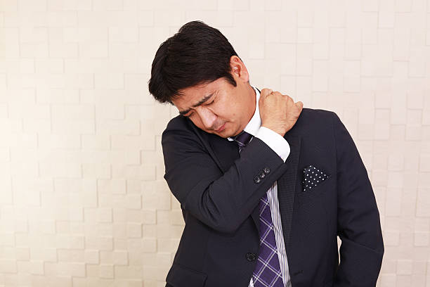 istock Tired Asian businessman 613018456