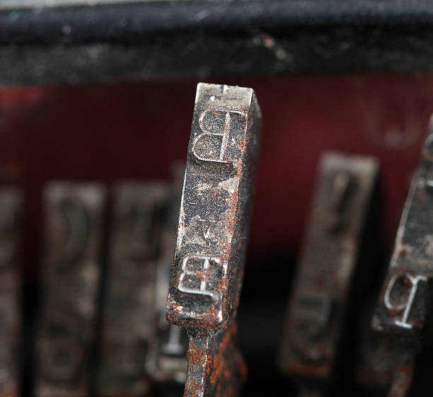 istock closeup of old typewriter buttons 613024156